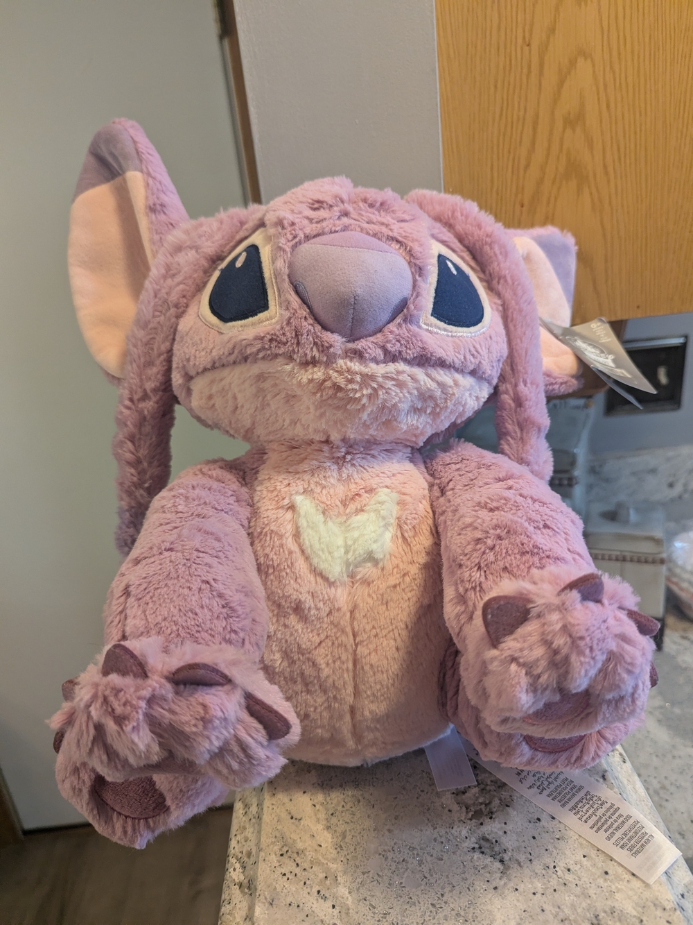 Disney Store ANGEL 15 3/4" Plush Toy Lilo & Stitch Stuffed Pink Girl Alien NWT